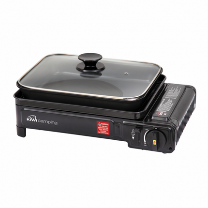 Kiwi Camping Butane Stove with Pan